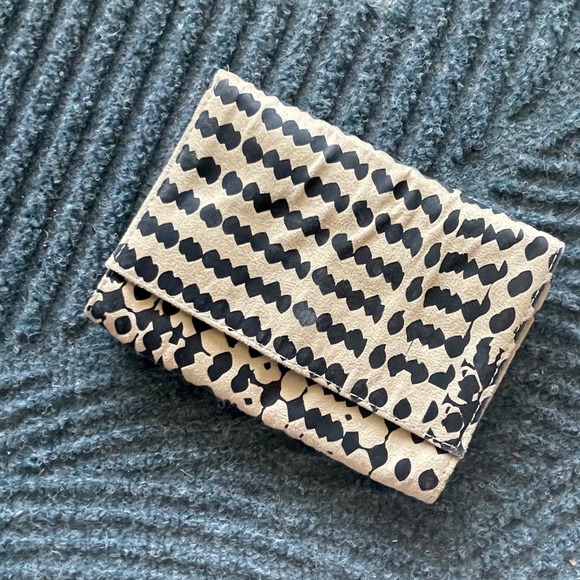 NWOT Lee Coren Minimalist Wallet in Crete - Vegan, Handcrafted in Israel - Picture 5 of 16